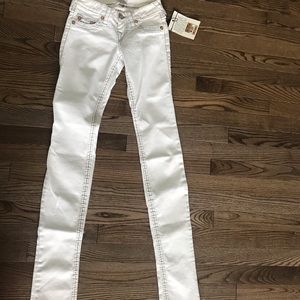 White true religion jeans